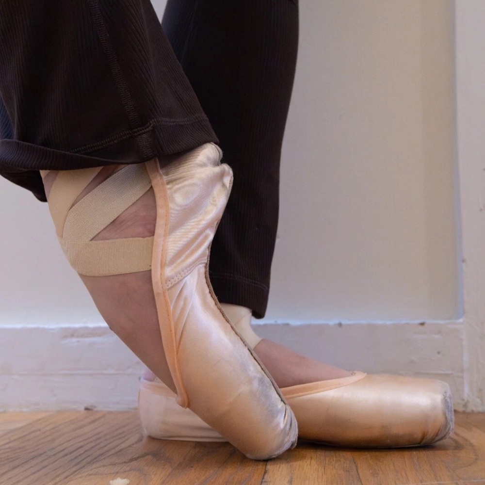 Thoroughly Worn Pointe Shoes Used by a Professional Ballerina (for crafts)